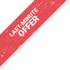 side corner ribbon last minute offer