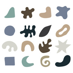 Hand Drawn Abstract Shape Set