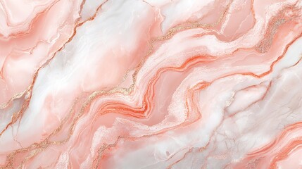 Elegant pink marble wall surface with delicate white veining &ndash; natural pattern texture for interior decoration, flooring, and exterior design