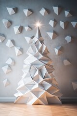 Origami Paper Christmas Tree