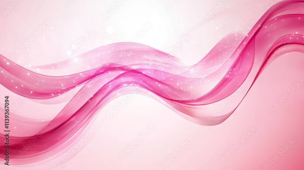 Aufkleber abstract pink background with elegant design elements, soft gradient shades and smooth flowing shape