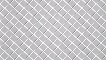 Fototapeta premium Abstract Grey and White Diagonal Square Pattern Texture