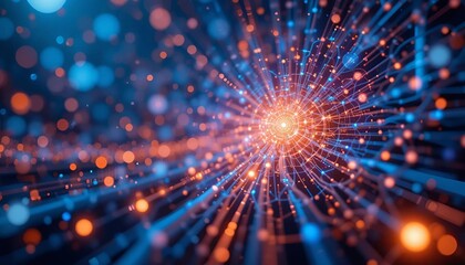 fiber optics background