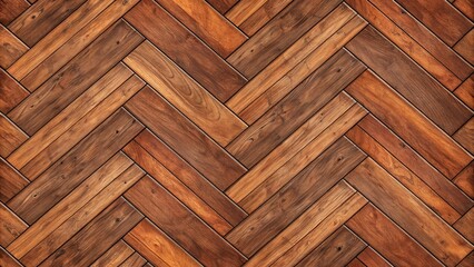High-resolution image showcasing a rich, dark brown herringbone wood floor pattern, ideal for interior design projects and high-quality printing.