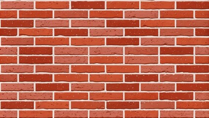 Obraz premium High-resolution image depicting a seamless pattern of red bricks, perfect for construction, design, and architectural projects