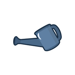 Water Can Flat Icon, Flat Vector Gardening and Farming Equipment Icons