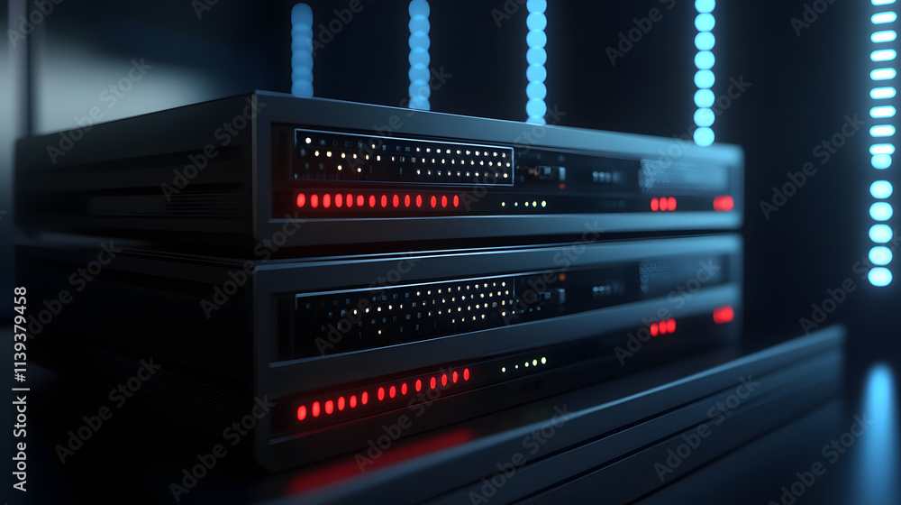 Poster abstract technology big data concept. motion graphic for abstract data center, data flow. transferri