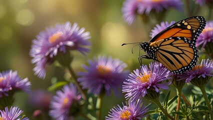 Obraz premium butterfly on flower