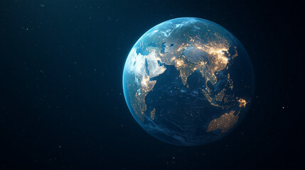 Fototapeta premium Earth at Night from Space 