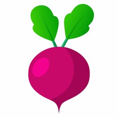 red apple isolated on white