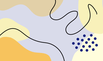 Hand drawn minimal background. Hand drawn abstract shape background