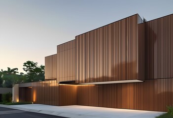 brown siding