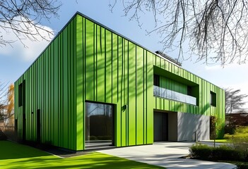 Fototapeta premium green siding