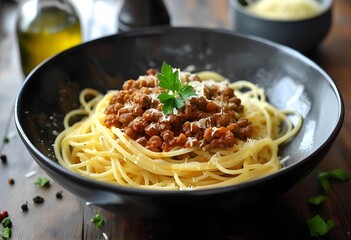 spaghetti with tomato sauce