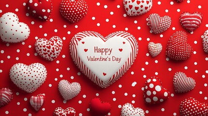 Happy Valentine's Day Hearts Collection with Neon, Gifts, and Romantic Designs