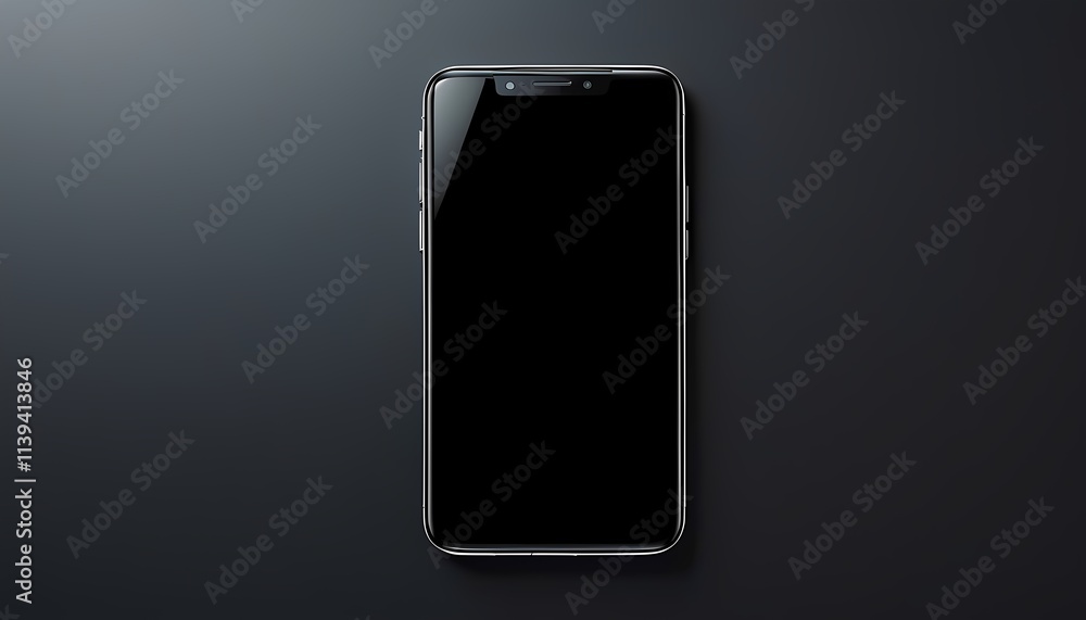 Poster exploring modern technology smartphone showcase studio setting product photography minimalist enviro