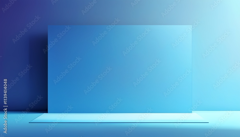 Poster showcasing modern design elements studio setting digital graphics minimalist environment clean viewp