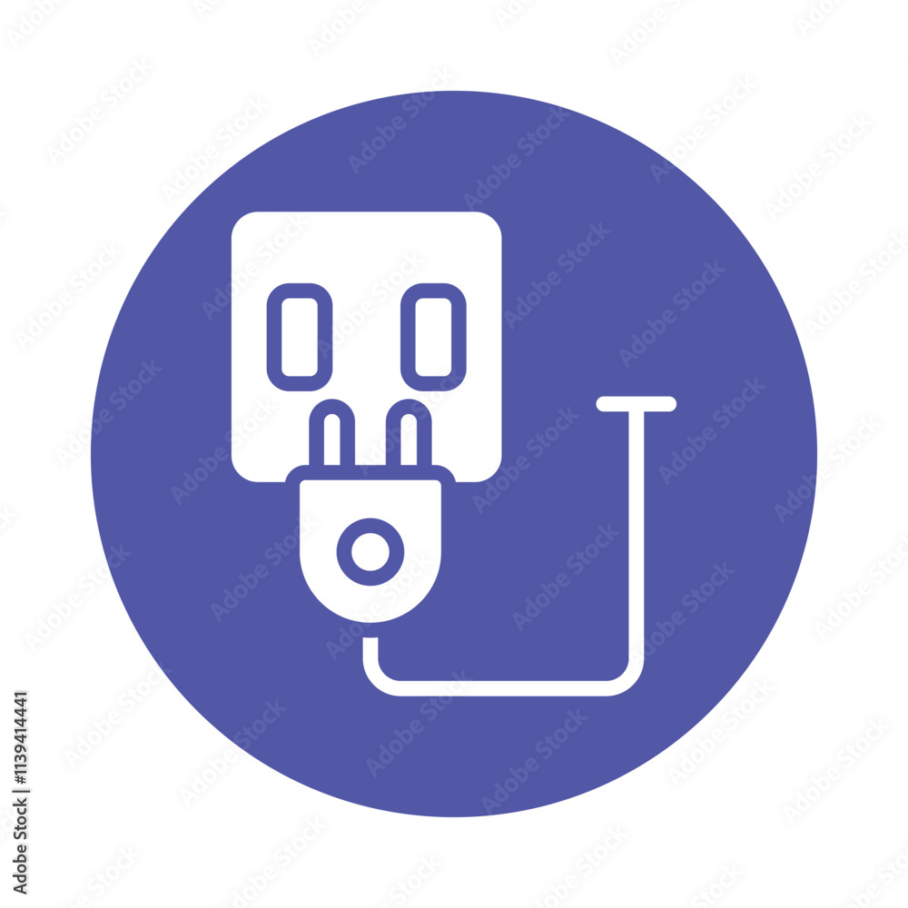 Poster frock vector circle outline icon. eps 10 file
