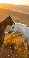 horse on the beach