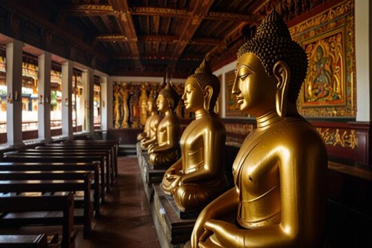buddha statue in temple