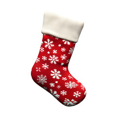 Christmas Socks Holiday Socks No Background Perfect for Print on Demand Merchandise Image Content Image