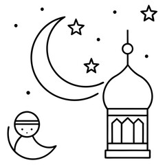 Ramadan Kareem illustration vector art