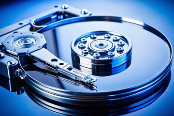 Clipping Path Hard Drive, HDD, Data Storage, Computer Component, Technology Image 