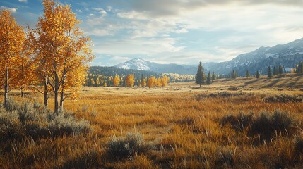 Autumn Landscape of Lago di Braies