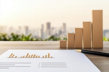 economic risk concept. Realistic report template analyzing political scenarios and their projected economic impacts, Report on political scenarios and economic forecasts