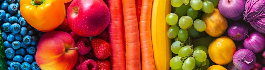 Rainbow of Fruits and Vegetables