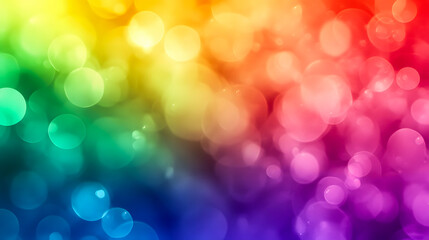 Fototapeta premium The LGBT symbol with a rainbow gradient background.