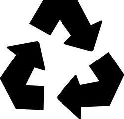 Recycle vector icon, Rounded angles graphic elements. Recycled signs, Renewable resources. Nature conservation. Duotone pictograms thin linear. Editable stroke, isolated on transparent background.