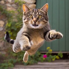 Fototapeta premium Funny cat