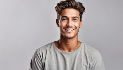 Obraz premium Handsome Smiling Young Man
