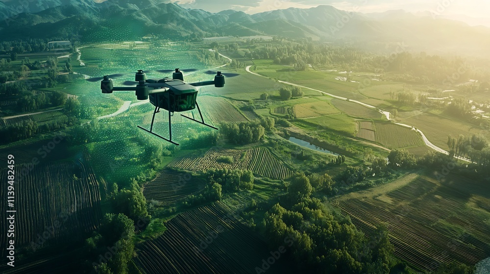 Poster innovative agricultural irrigation mapping with virtual twin simulation optimizing water usage effic