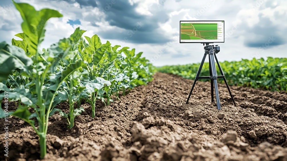 Poster arable land map integrated with virtual twin for comprehensive crop suitability evaluation and optim