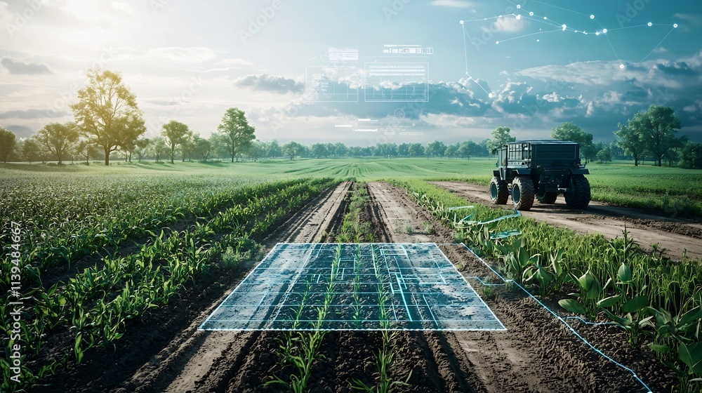 Poster arable land map integrated with virtual twin for comprehensive crop suitability evaluation and preci