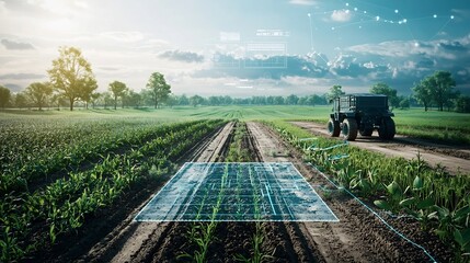 Arable Land Map Integrated with Virtual Twin for Comprehensive Crop Suitability Evaluation and Precision Farming Optimization  This image showcases the of geospatial data remote sensing