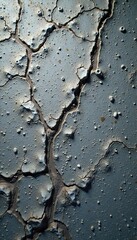 Obraz premium Concrete surface with uneven texture and ridges, rugged, textured, natural