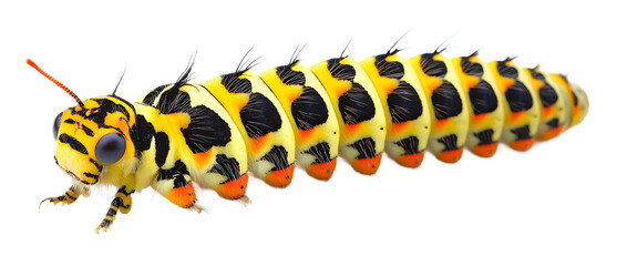 Fototapeta premium caterpillar isolated on white background 