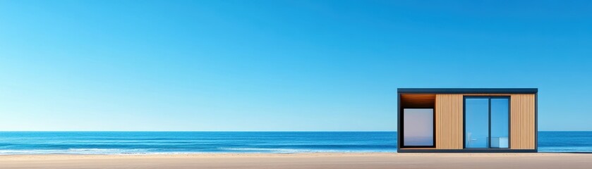 Modern Prefabricated Beach House: A Fusion of Sleek Design and Coastal Serenity