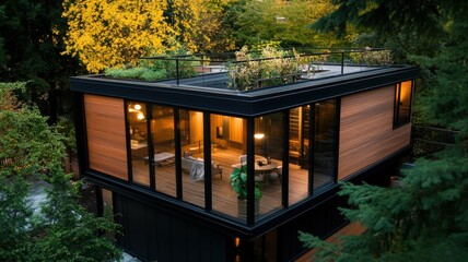 Contemporary Prefabricated Modular Home: A Modern Take on Sustainable Living and Innovative Design