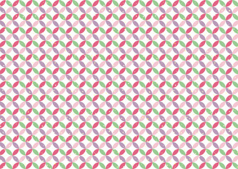 キラキラ×七宝繋ぎ(ピンク)