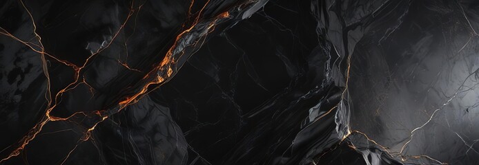 Dark and mysterious abstract black marble texture with subtle cracks, subtle cracks, dark, simple pattern