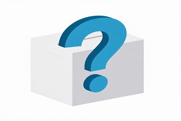 question mark in box