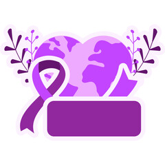 World Cancer Day Sticker