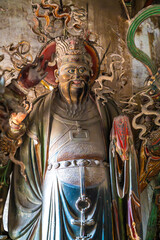 Obraz premium Buddha statues at Tiefo Temple in Mishan town, Jincheng, Shanxi Province, China