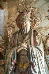 Obraz premium Buddha statues at Tiefo Temple in Mishan town, Jincheng, Shanxi Province, China