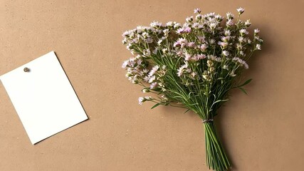 2_Handwritten Love Note with Wildflowers on Corkboard