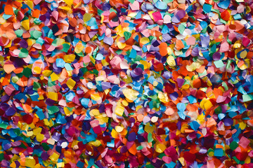Colorful Confetti Background Illustration
